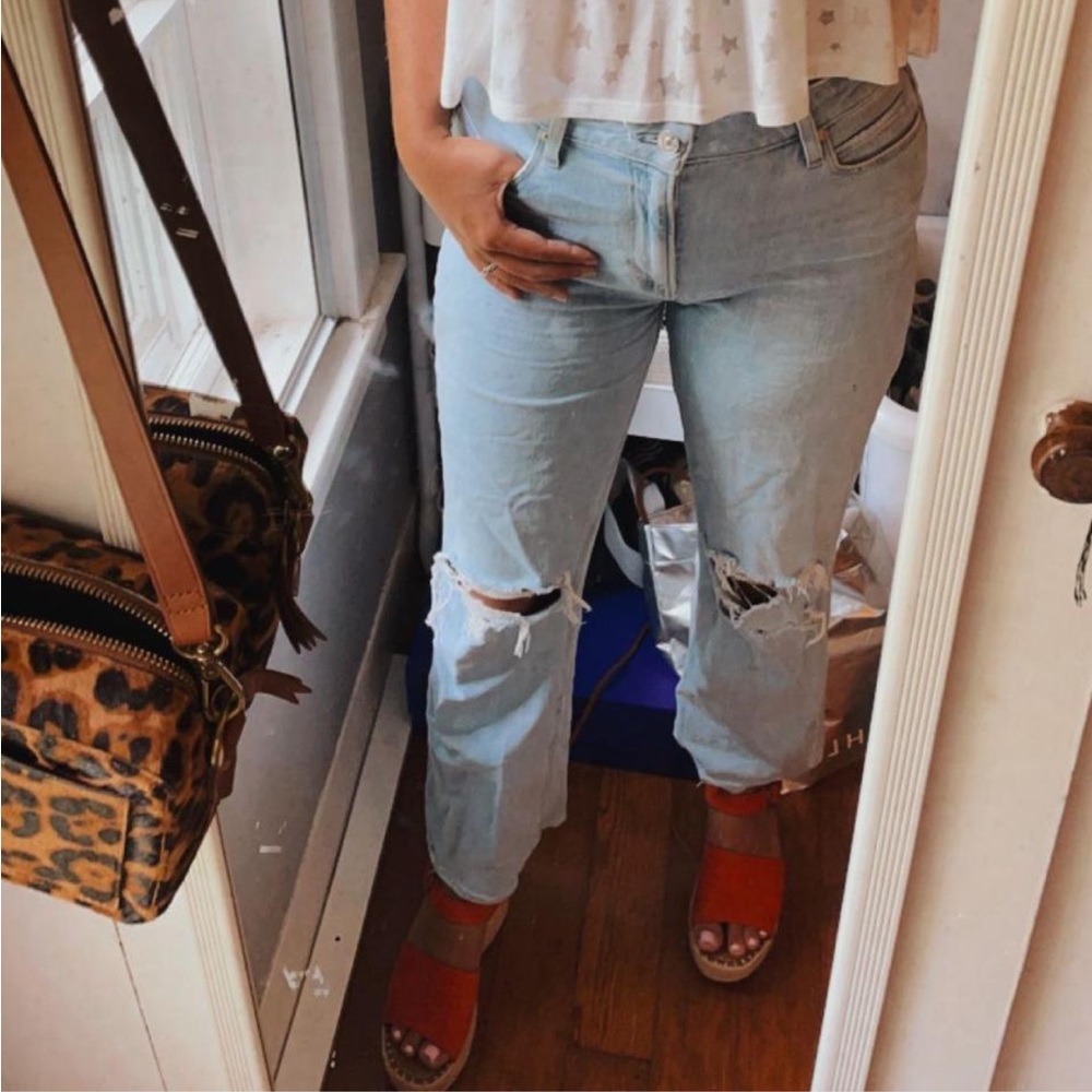 PAIGE Relaxed Colette Distressed Jeans